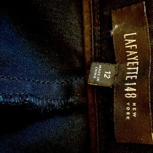 LAFAYETTE148 New York Black Bleecker Pants